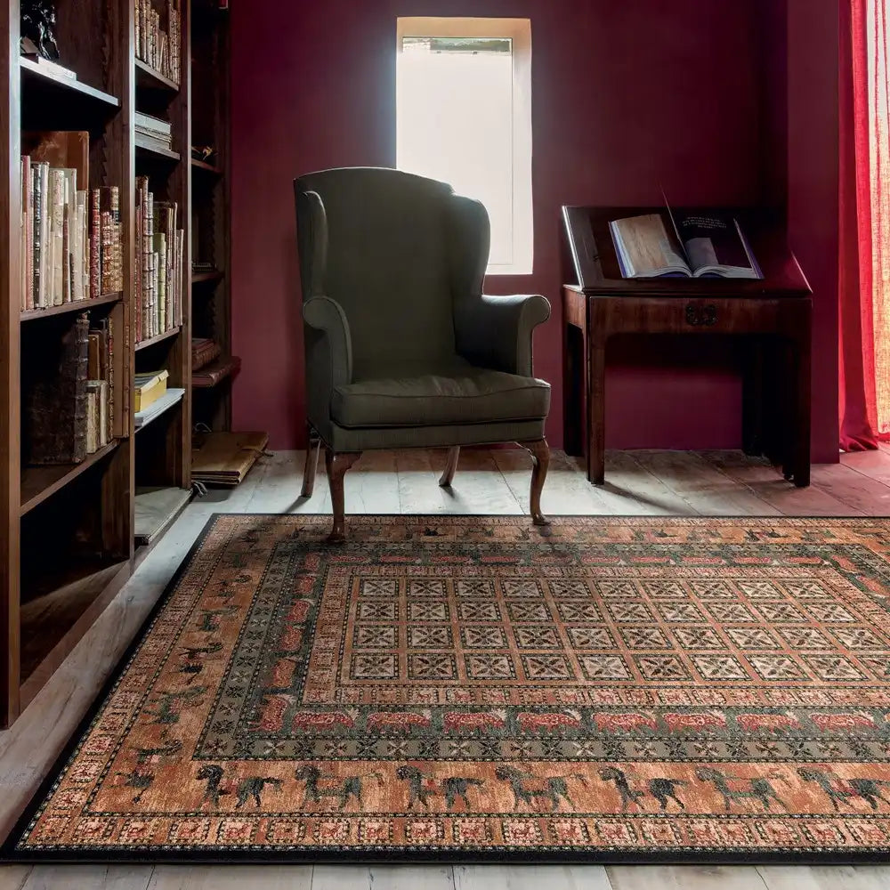 Large Orange Rugs