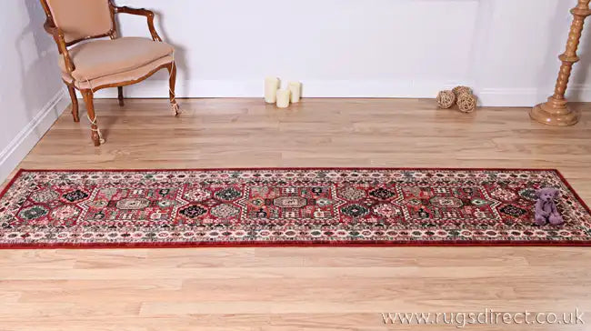 Mastercraft kashqai 4306 300 Red Living Room Wool Rug.
