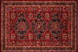 Mastercraft kashqai 4308300 Red Living Room Wool Rug.