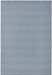 NorthRugs meadow karo blue Blue Living Room Striped Rug.