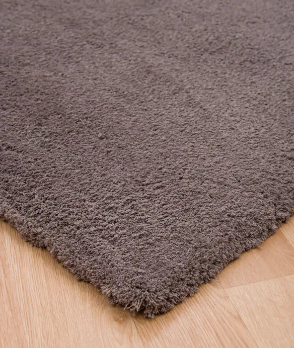 Asiatic lulu smoke Grey Living Room Shaggy Rug.