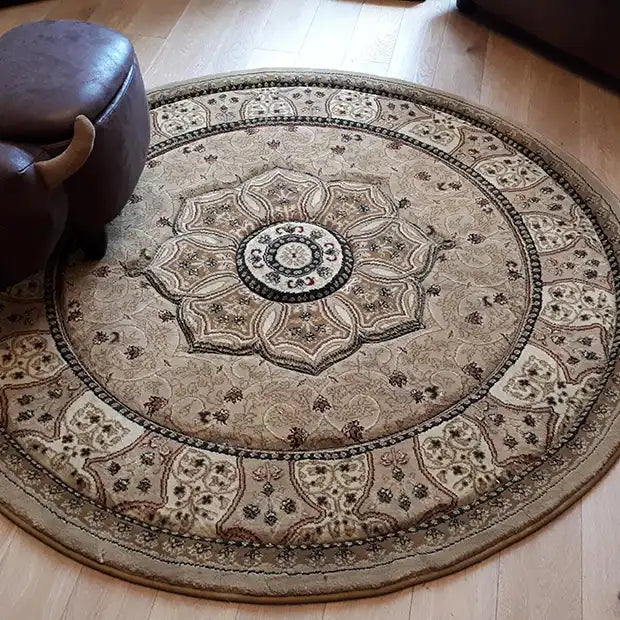 Photo by Mike C., | Think Rugs heritage 4400 beige Living Room  Rug.