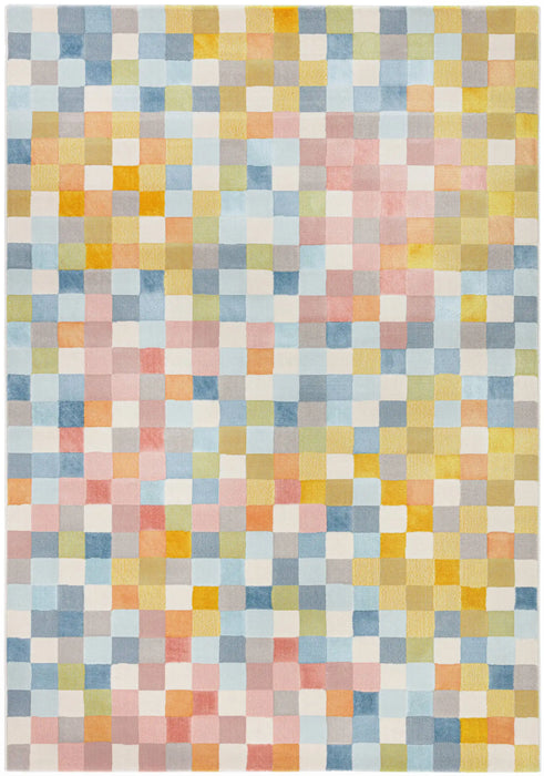 Mastercraft city 46116 ak991 Multicoloured Living Room Floral Rug.