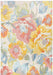 Mastercraft city 466118 ak990 Multicoloured Living Room Floral Rug.