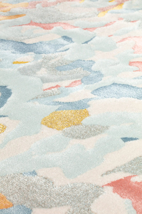 Mastercraft city 466123 ak991 Multicoloured Living Room Floral Rug.