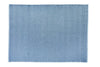 Origins hug rug woven herringbone denim Blue Living Room Flat Weave Rug.