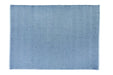 Origins hug rug woven herringbone denim Blue Living Room Flat Weave Rug.