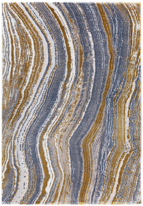 Mastercraft moda mastercraft 471 24 gc992 Blue, Multicoloured Living Room  Rug.