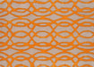 Asiatic wire matrix max37 orange Ivory, Orange Living Room Wool Rug.