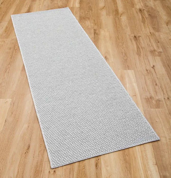 Mastercraft highline 990215 6001 cream light grey Grey, Ivory Living Room Wool Rug.