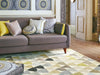 Harlequin harlequin lulu pebble 44601 Ivory, Multicoloured Living Room Wool Rug.