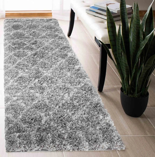Serdim Rugs marrakesh 510 grey Grey Living Room Geometric Rug.