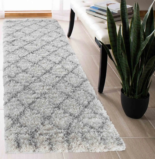 Serdim Rugs marrakesh 510 light cream Grey, Cream Living Room Geometric Rug.