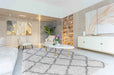 Serdim Rugs marrakesh 525 light cream Grey, Cream Living Room Geometric Rug.