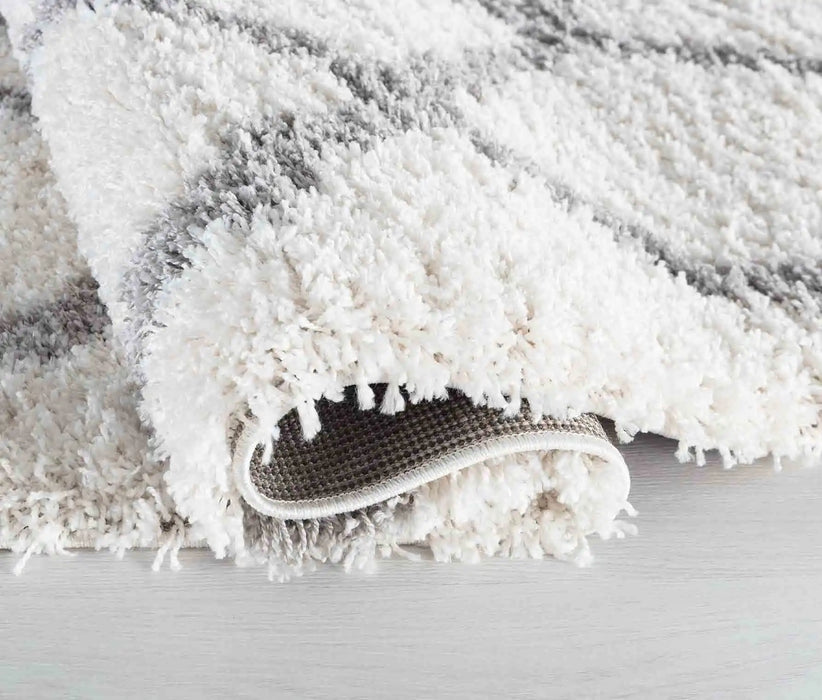 Serdim Rugs marrakesh 525 light cream Grey, Cream Living Room Geometric Rug.