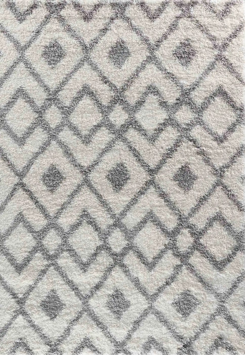 Serdim Rugs marrakesh 530 light cream Grey, Cream Living Room Geometric Rug.