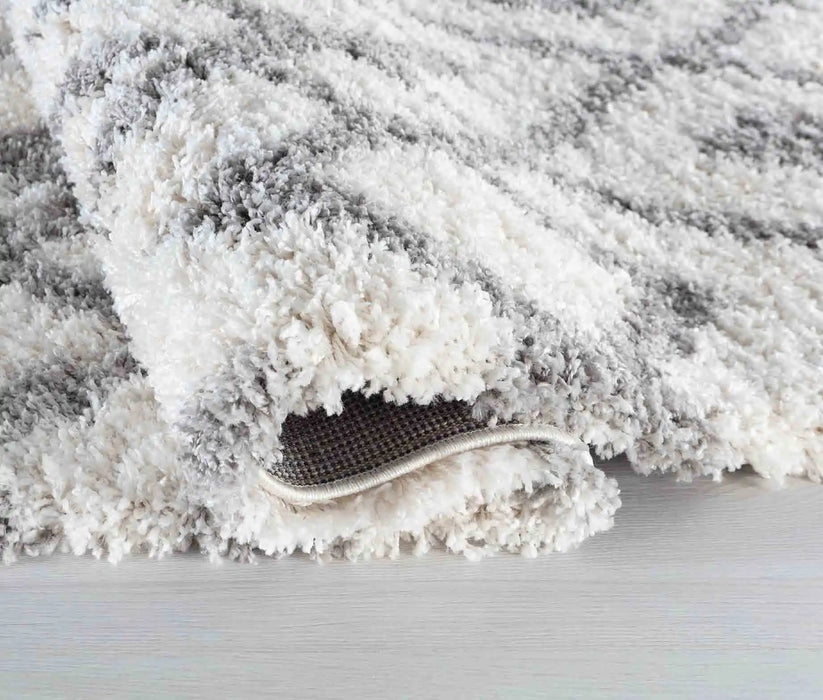 Serdim Rugs marrakesh 530 light cream Grey, Cream Living Room Geometric Rug.