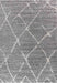 Serdim Rugs marrakesh 540 grey Grey Living Room Geometric Rug.