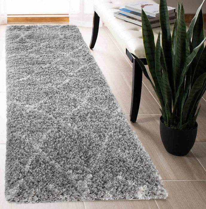 Serdim Rugs marrakesh 540 grey Grey Living Room Geometric Rug.