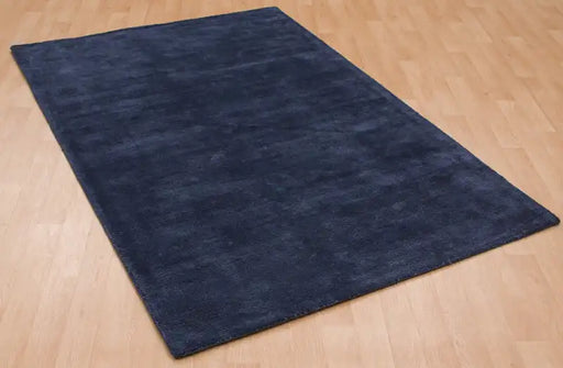 Asiatic reko navy Blue, Navy Living Room Geometric Rug.