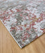 Mastercraft liberty 34017 1161 Grey, Ivory, Multicoloured, Pink Living Room Floral Rug.