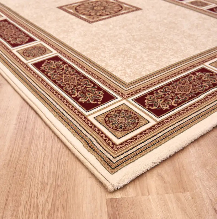 Mastercraft da vinci 057 0801 6414 Beige, Red Living Room  Rug.