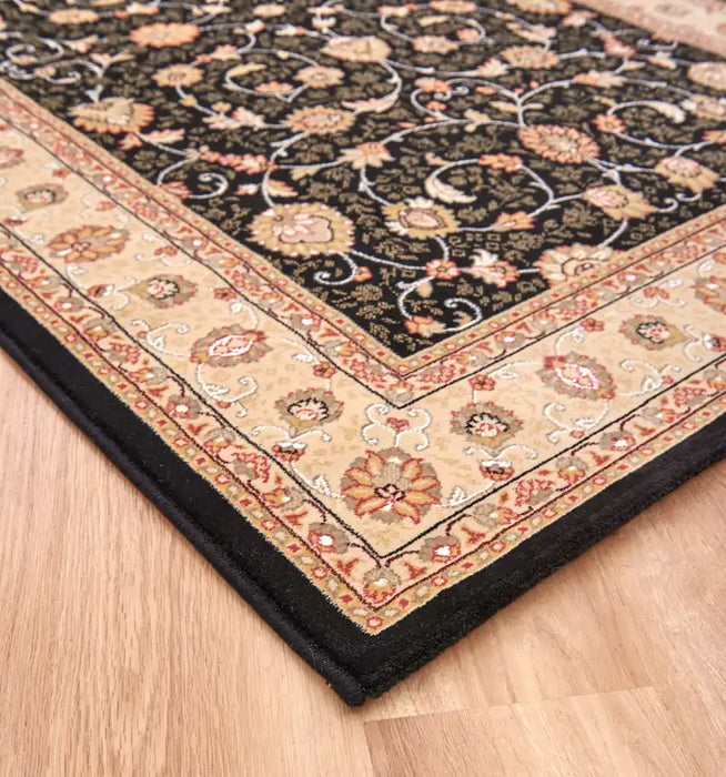 Mastercraft noble art 6529 090 Black Living Room  Rug.