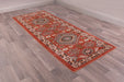 HMC cashmere 5568 terra Orange Living Room Moroccan Rug.