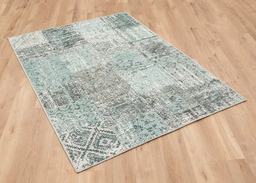Mastercraft amalfi 0010 5002 aqua Green Living Room  Rug.