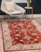 URCO orient urco 5929 terracotta Multicoloured, Orange Living Room Moroccan Rug.
