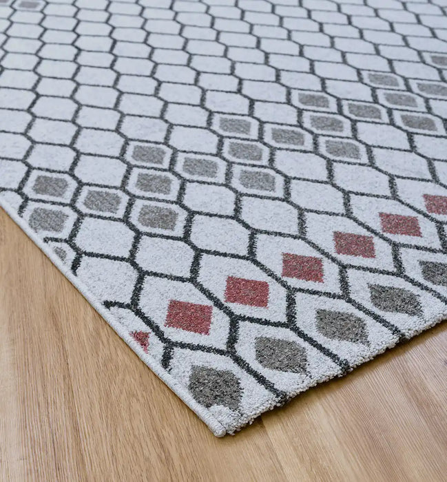 Mastercraft liberty 34001 6111 Ivory, Multicoloured Living Room Floral Rug.