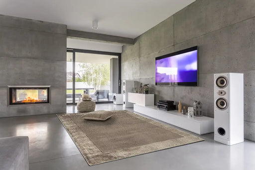 Asiatic ascot ascot taupe Brown Living Room Wool Rug.