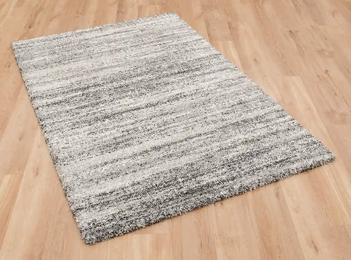 Mastercraft mehari 023 0094 6258 Brown, Beige, Multicoloured Living Room Shaggy Rug.
