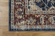 Mastercraft alhambra 6549a dark blue Blue Living Room  Rug.