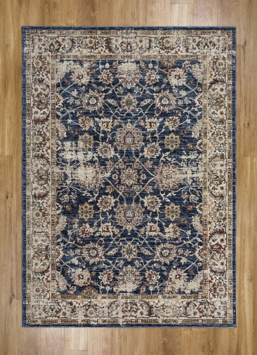 Mastercraft alhambra 6549a light blue dark blue Blue Living Room  Rug.