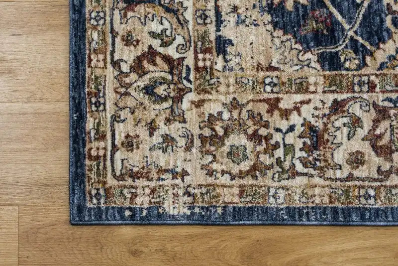 Mastercraft alhambra 6549a light blue dark blue Blue Living Room  Rug.