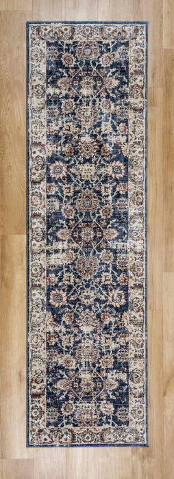 Mastercraft alhambra 6549a light blue dark blue Blue Living Room  Rug.