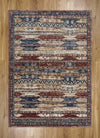 Mastercraft alhambra 6576a ivory red Ivory, Multicoloured, Red Living Room  Rug.