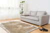 Asiatic plush pearl Ivory Living Room Shaggy Rug.