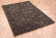 Asiatic metallica metallica gunmetal Grey  Shaggy Rug.