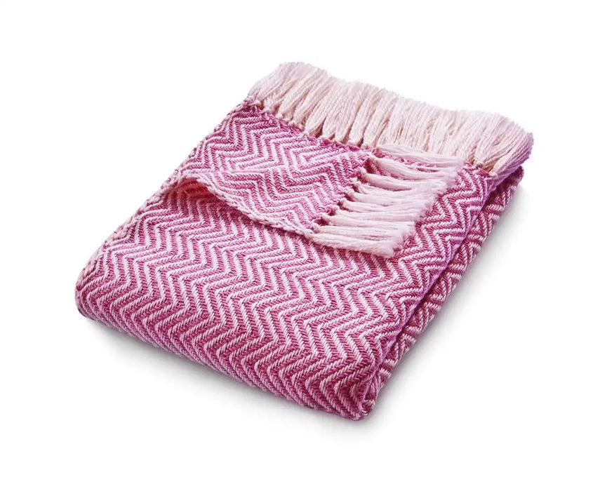 Origins hug rug woven herringbone coral pink Pink Living Room Flat Weave Rug.