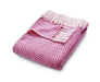 Origins hug rug woven herringbone coral pink Pink Living Room Flat Weave Rug.