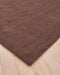 Asiatic york york chocolate Brown Living Room Wool Rug.