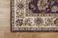 Mastercraft alhambra 6992a dark blue red Purple, Red Living Room  Rug.