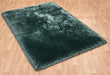 Asiatic plush petrol Green Living Room Shaggy Rug.