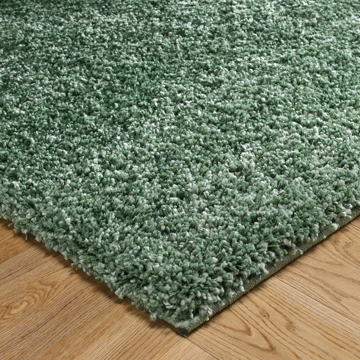 Oriental Weavers harmony sage green Green Living Room Shaggy Rug.