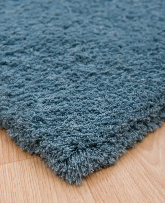 Asiatic lulu duck egg Blue Living Room Shaggy Rug.