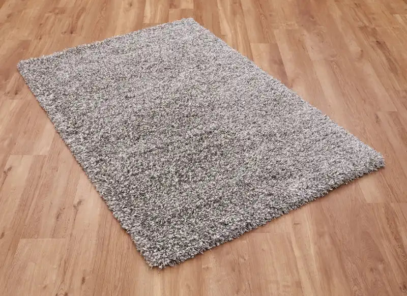 Mastercraft twilight 39001 6699 ivory silver Ivory Living Room Shaggy Rug.