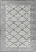 Serdim Rugs valencia 745 grey Grey Living Room Geometric Rug.