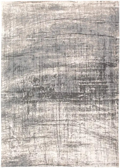 Louis de Poortere mad men griff 8420 jersey stone Grey, Ivory Living Room Flat Weave Rug.